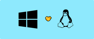 Windows and Linux logos